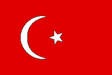 Флаг Турции - найдите ошибку в изображении - Графическая головоломка