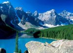 Пазлы онлайн - озеро в горах