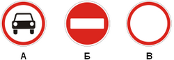 ПДД для решения онлайн - запрещающие дорожные знаки